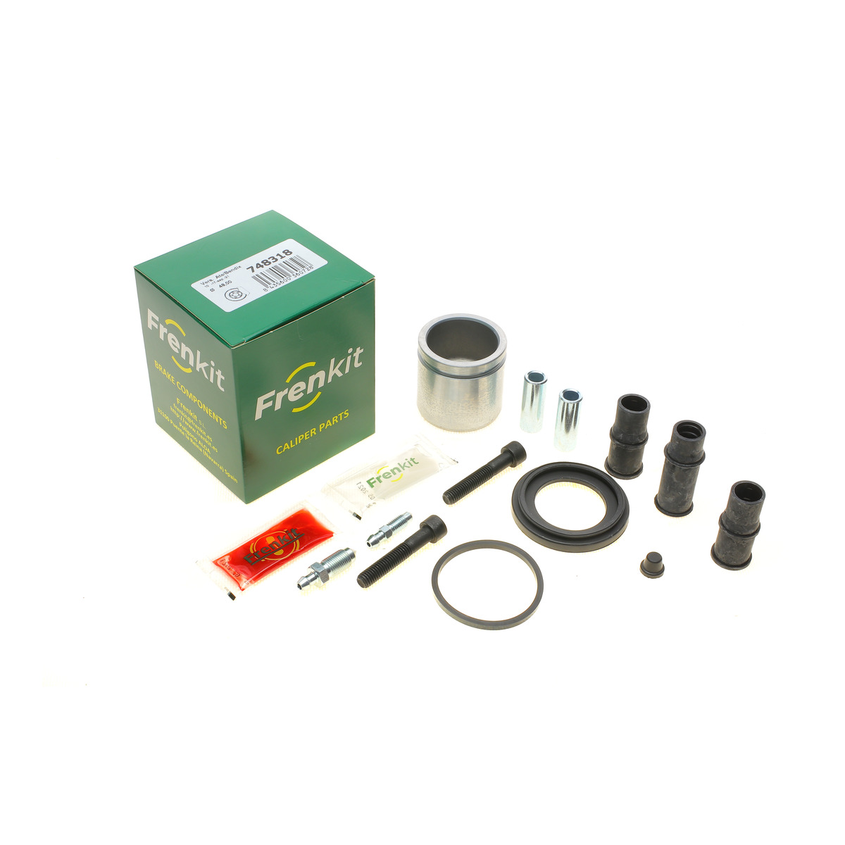 Ремкомплект супорта (переднього) VW Golf II 93- (d=48mm)(Ate)(+1 поршень/направляюча) SuperKit Frenkit