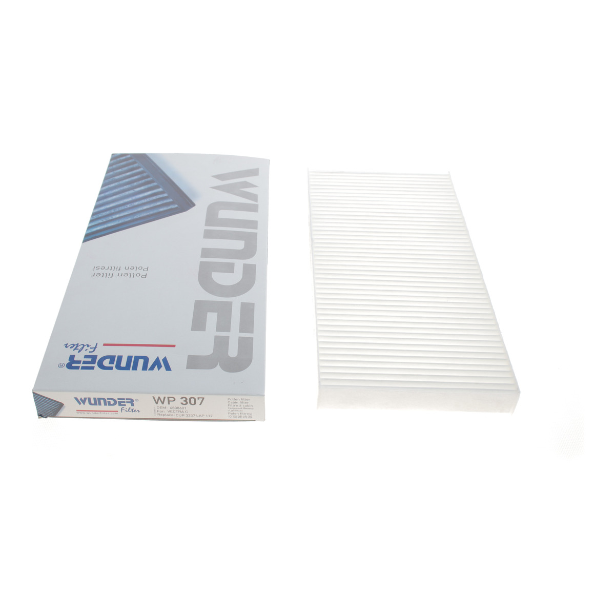 Фільтр салону Opel Combo 1.3CDT/1.7DI/CDTI 01- Wunder Filter