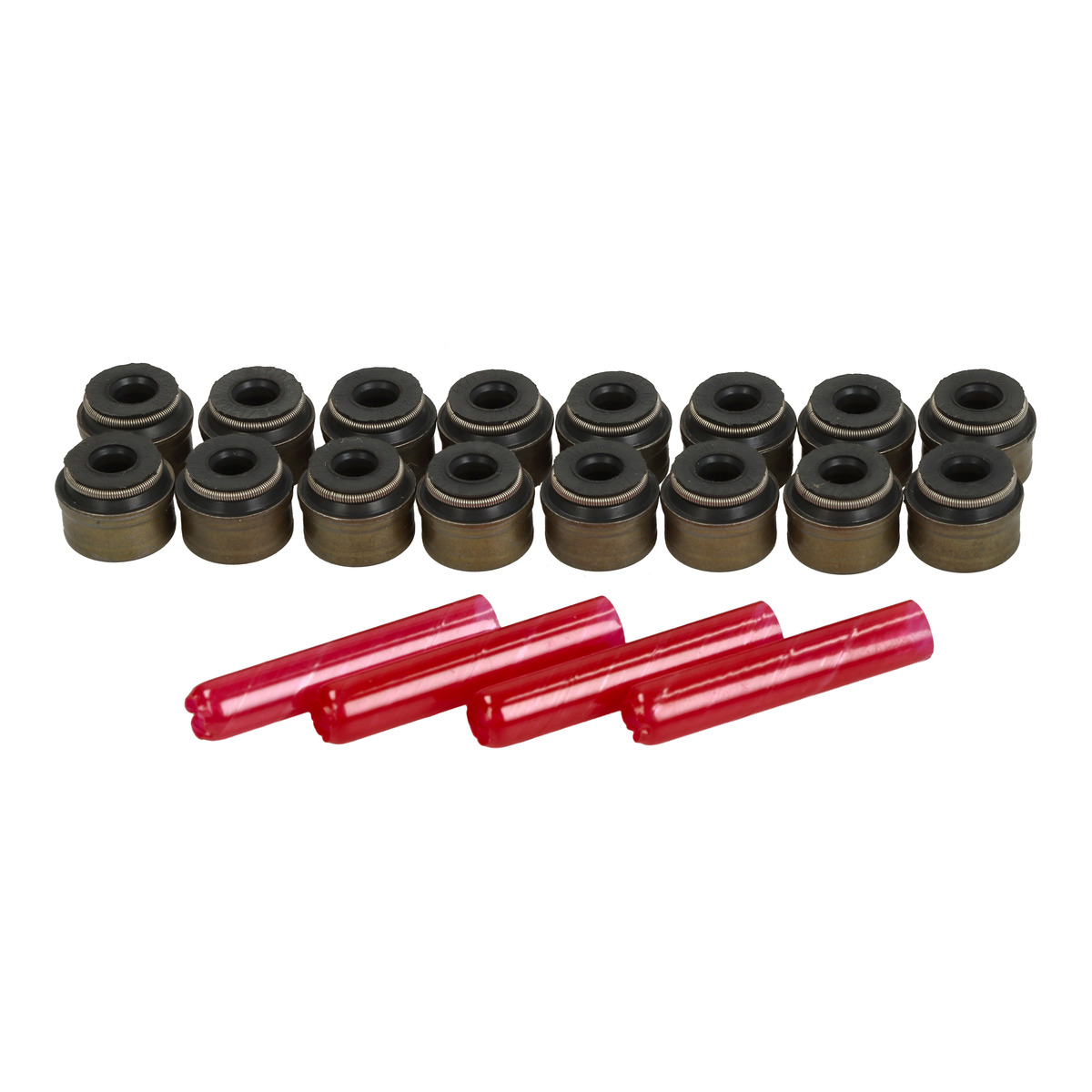 Сальник клапана (впуск/випуск) VW Caddy III/IV 1.2/2.0 TSI/TDI 95- (6x8.8/12.2x9.3) (к-кт 16шт.) ELRING