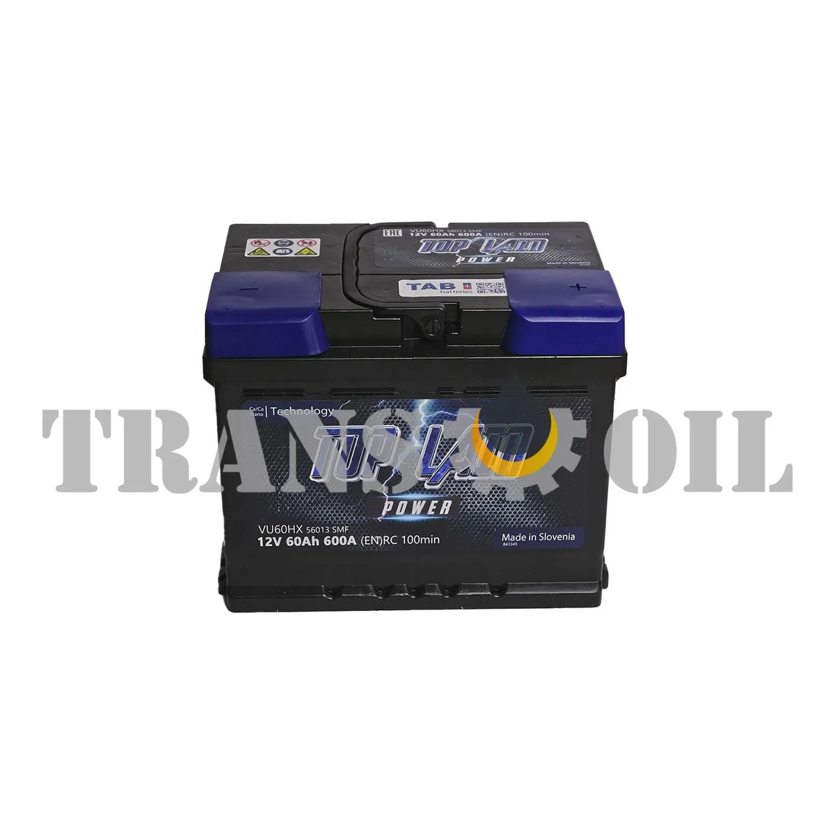 Акумулятор Top Lain Power 60Ah/12V (600A) +- фото 2