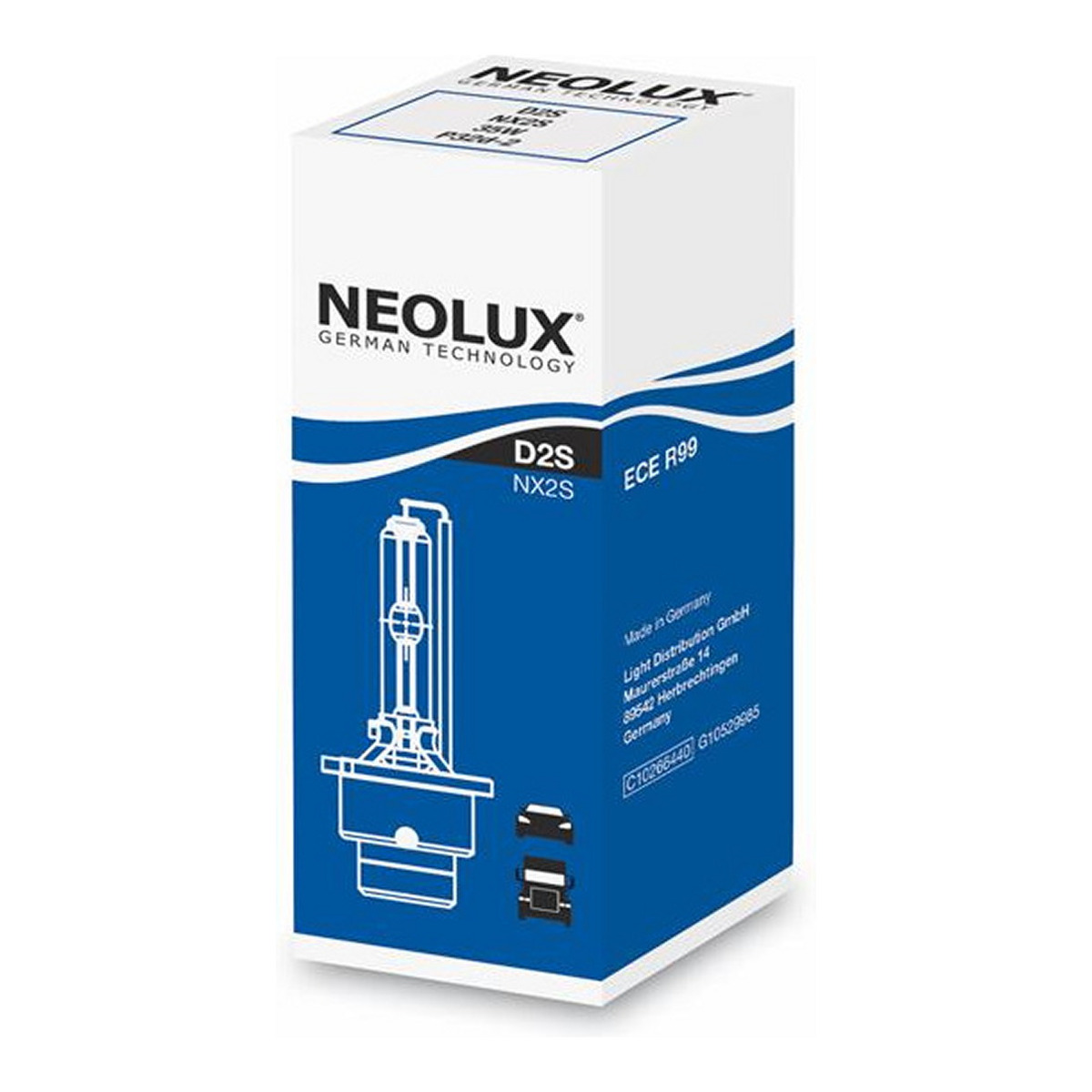 Автолампа ксенонова D2S 85V 35W 4100K P32D-2 NEOLUX (NX2S) Neolux фото 3