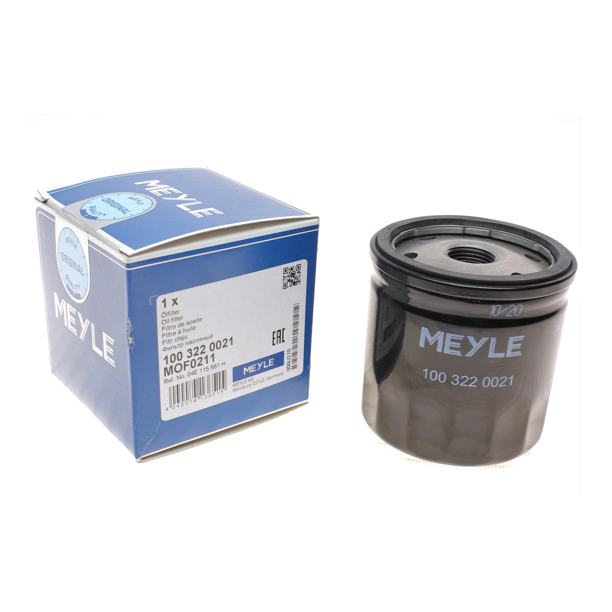 Фільтр масляний VW Caddy II 1.4/1.6i / Golf IV/V/Seat Meyle