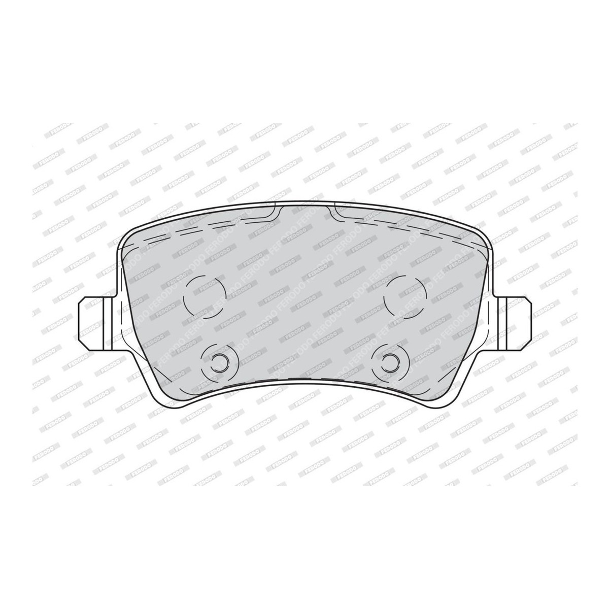 Комплект гальмівних колодок задн , VOLVO S60 II, S80 II, V60 I, V70 III, XC60 I, XC60 II, XC70 II, LAND ROVER FREELANDER 2, RANGE ROVER EVOQUE 1.5-4.4 03.06-12.21