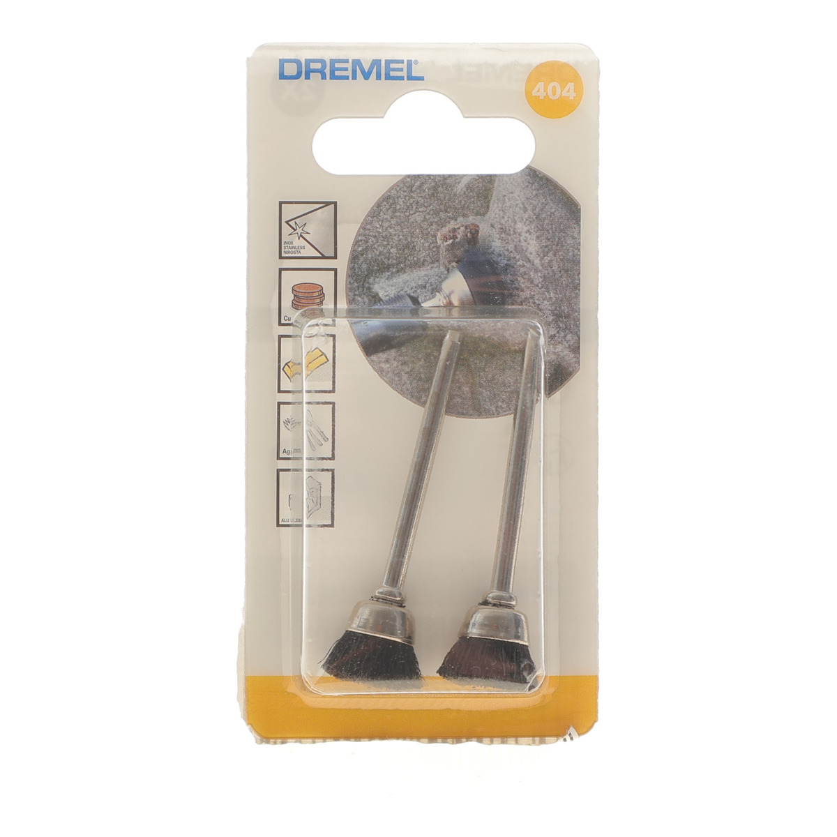 Щітка для очистки нейлонова 13 мм (2шт) Dremel Bosch