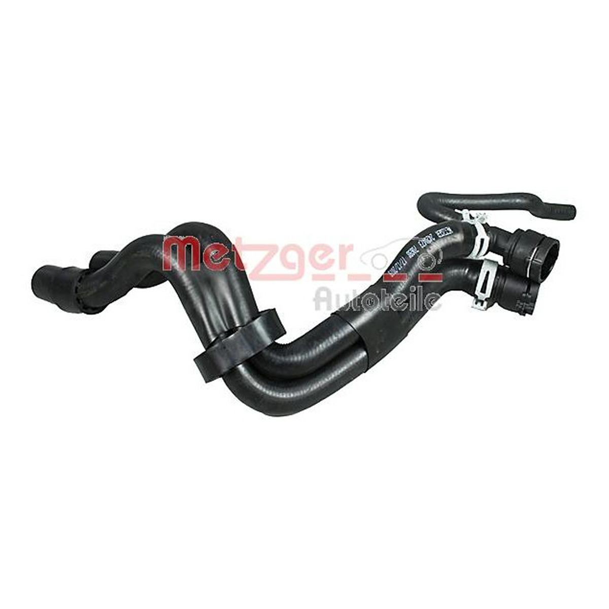 Патрубок системи охолодження гумовий AUDI A3 (8L1) 1.6 1.6 2000.08 - 2003.05 METZGER (2420473) Metzger фото 3