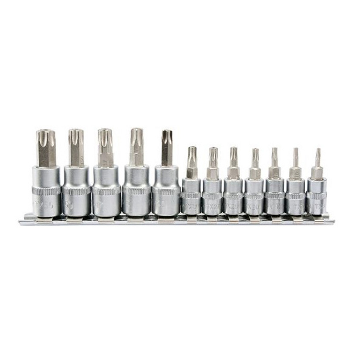 Набір торцевих головок 1/4" 3/8" зі вставкою TORX SECURITY 12 шт., YATO (YT-04332) Yato фото 3