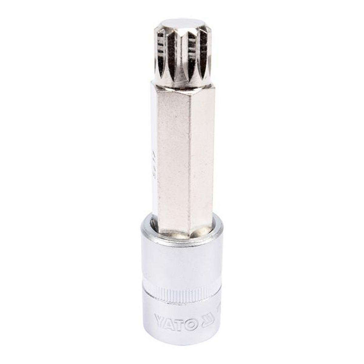 Торцева головка 1/2" зі вставкою SPLINE М17, довжина 100 мм YATO (YT-04357) Yato фото 3