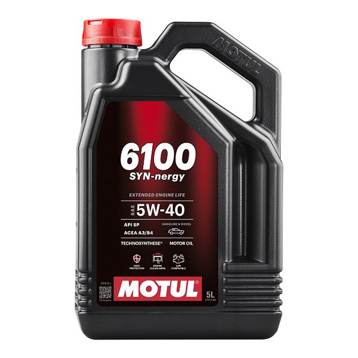 Олива моторна 6100 Syn-nergy 5W-40 5л 6100 SYN-NERGY 5W-40 4X5L MOTUL (112963) Motul фото 3