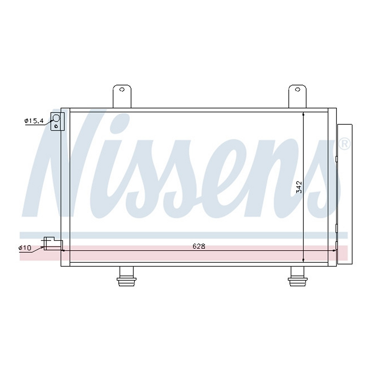 Конденсер кондиціонера SUZUKI SX-4 06- NISSENS (94979) Nissens фото 10