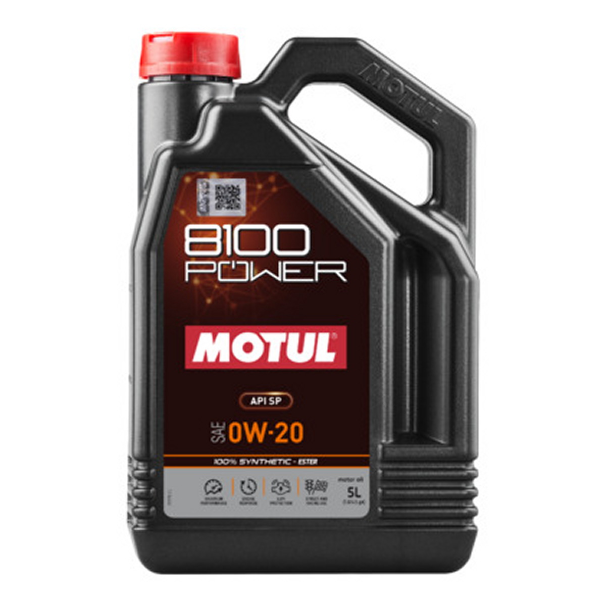 Олива моторна 8100 Power 0W-20 5л 8100 POWER 0W-20 4X5L MOTUL (111799) Motul фото 3