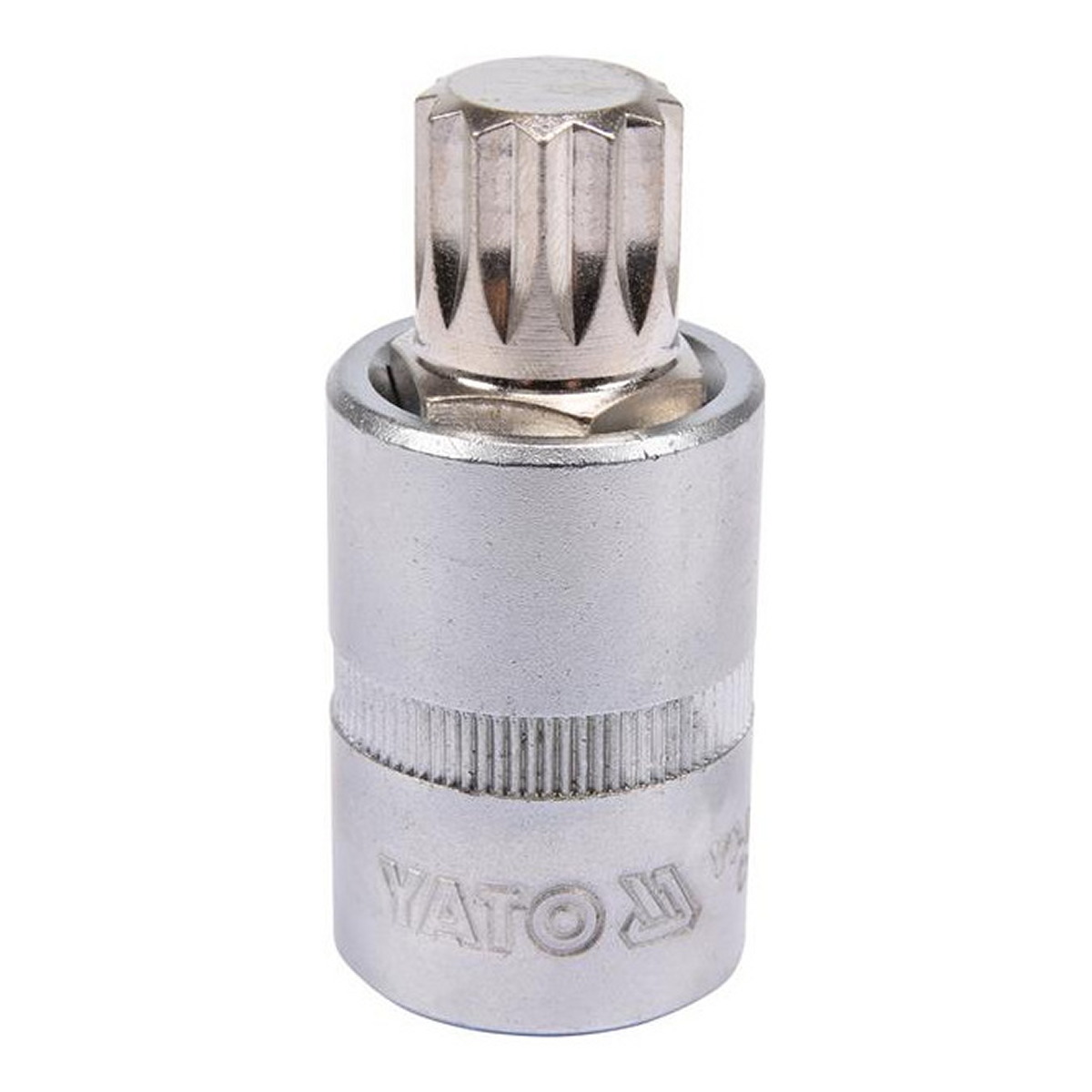 Торцева головка 1/2" зі вставкою SPLINE М16, довжина 55 мм YATO (YT-04346) Yato фото 3