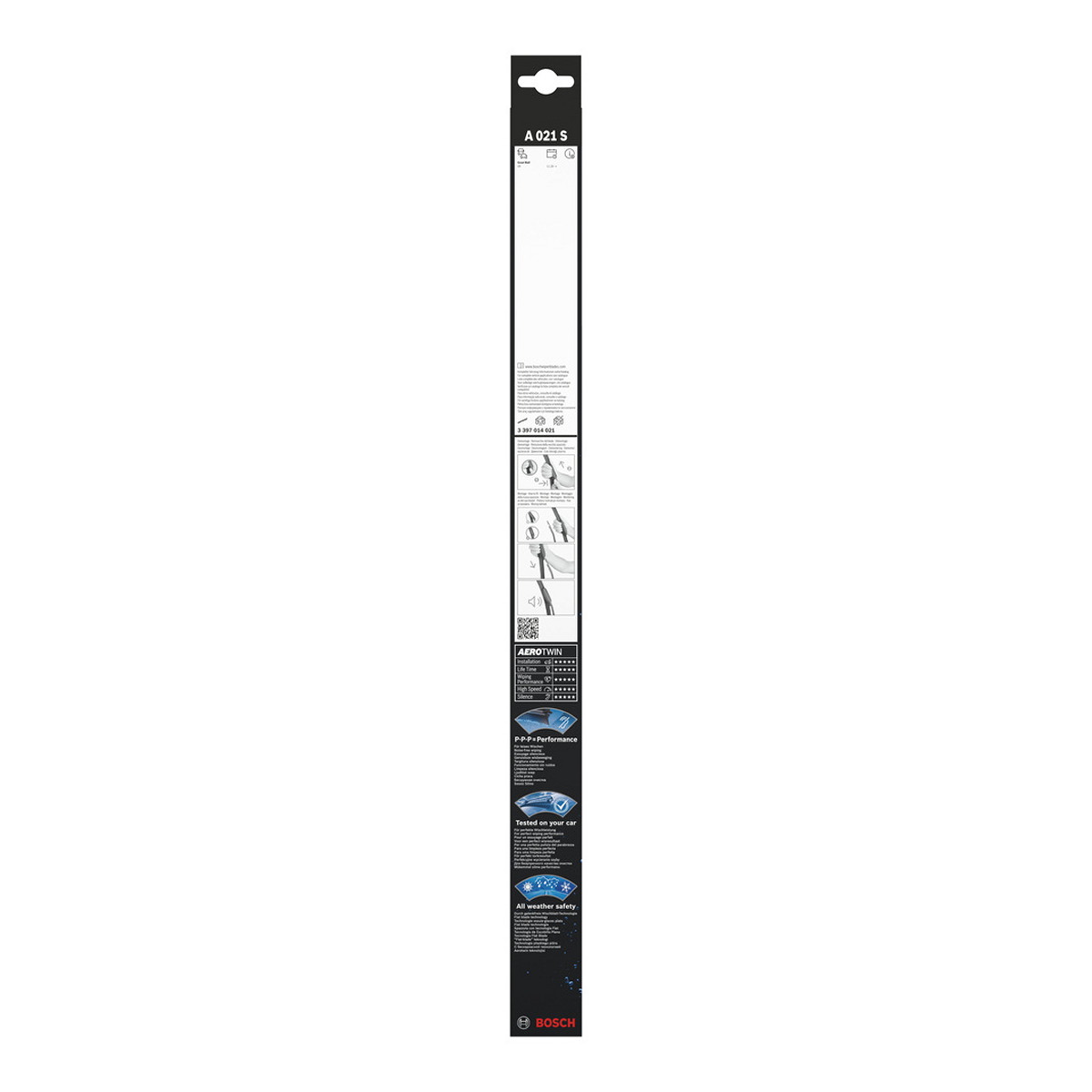 Щітка склоочисника К-Т БЕЗКАРКАСНИЙ AEROTWIN/550/450 MM/LHD/HAVAL H9 BOSCH (3 397 014 021) Bosch фото 3