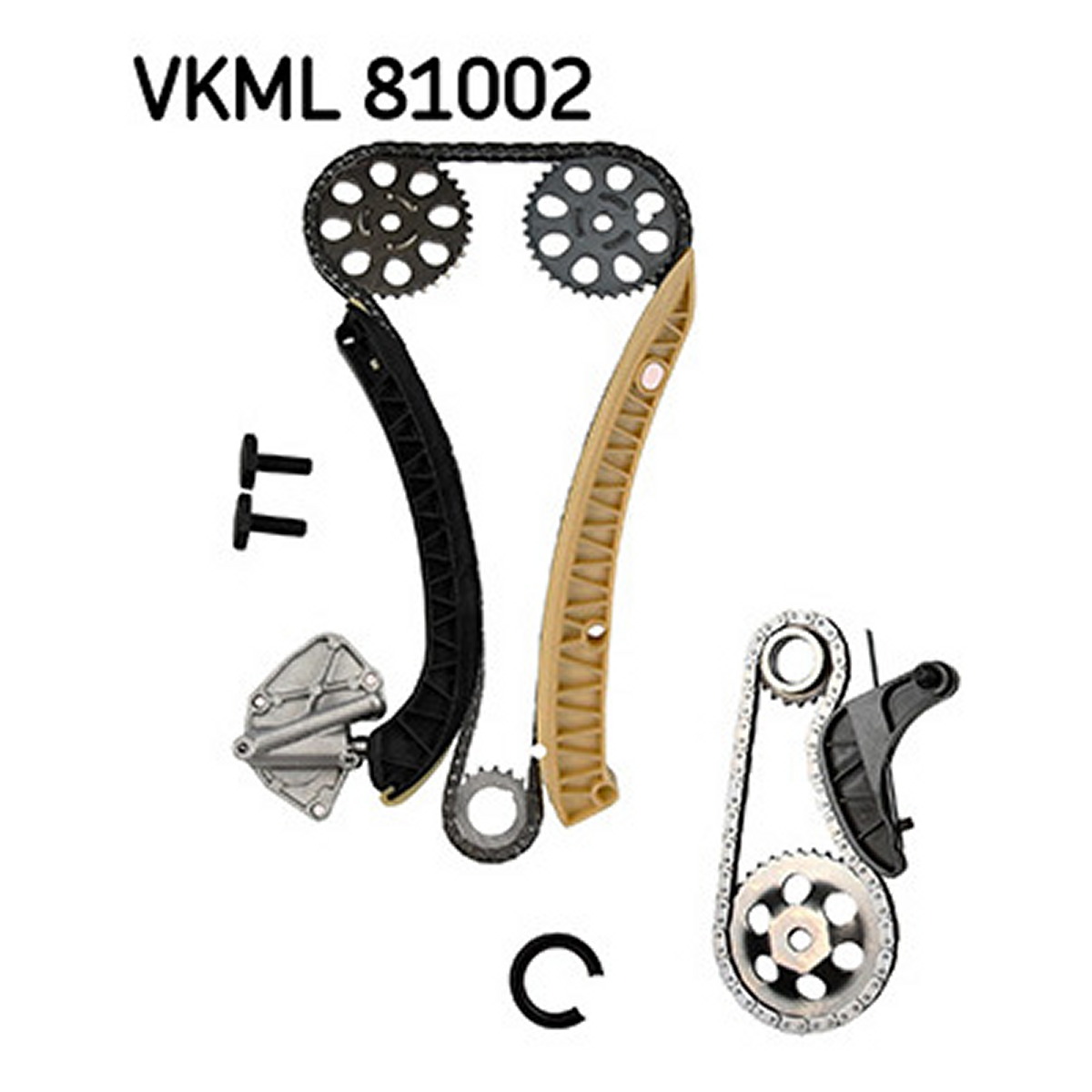 Комплект ГРМ (ланцюг + шестерня) SEAT CORDOBA, IBIZA III, IBIZA IV, IBIZA IV SC, SKODA FABIA I, FABIA I PRAKTIK, FABIA II, ROOMSTER, ROOMSTER PRAKTIK, VW POLO IV 1.2 10.01-05.15