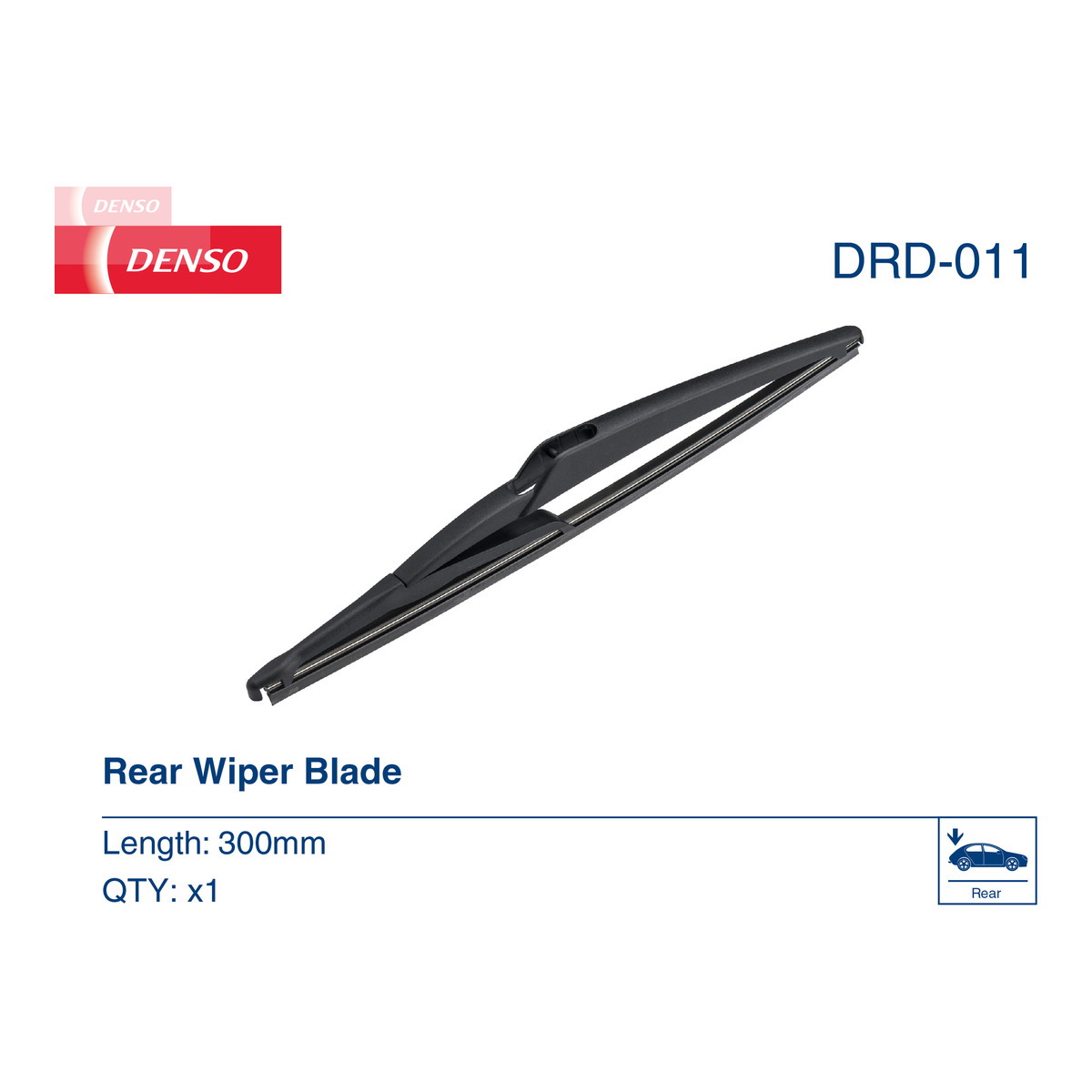 Щітка склоочисника ПЛАСТИКОВИЙ / 300 MM DENSO (DRD-011) Denso фото 6