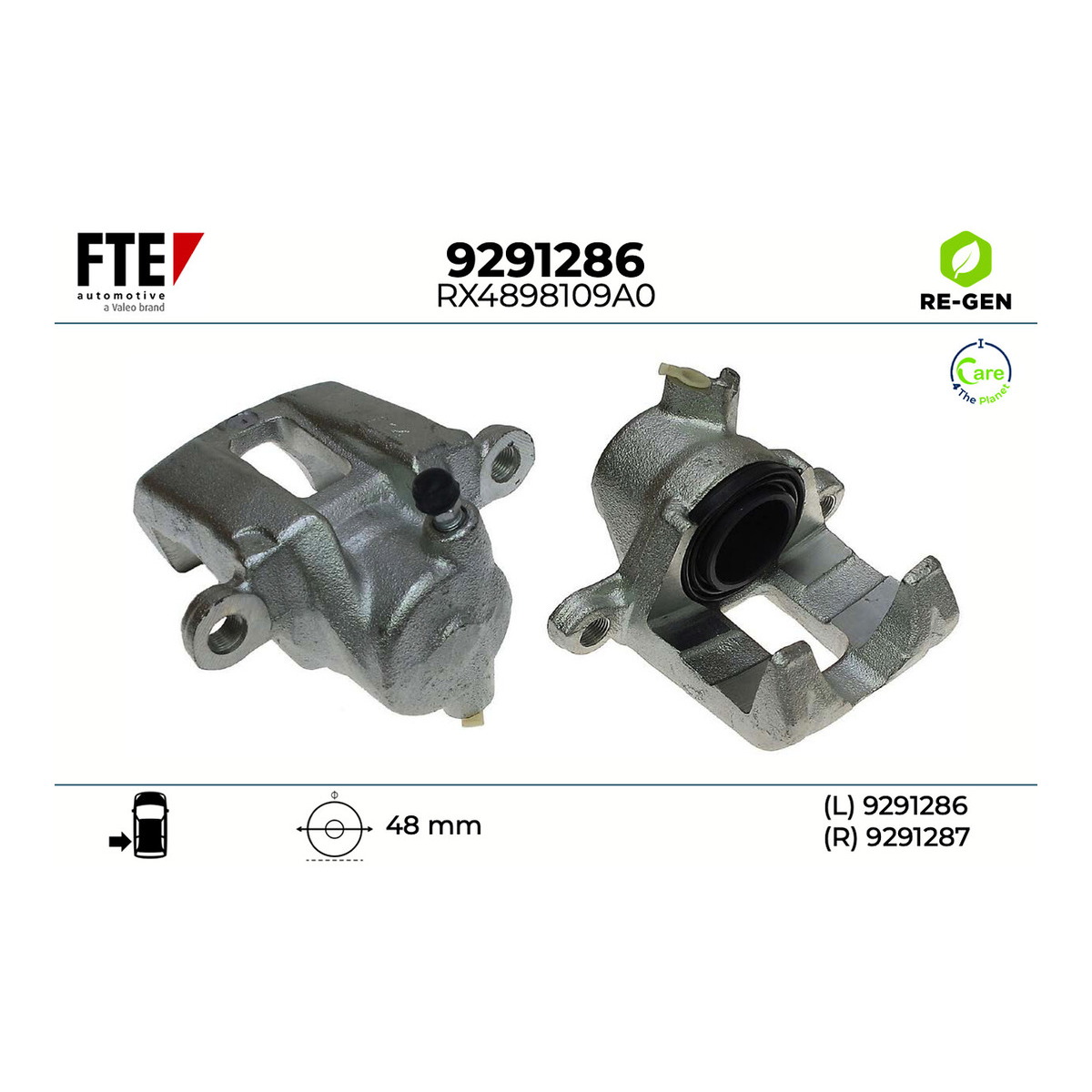 Супорт гальма TOYOTA LAND CRUISER PRADO J15 FTE (9291286) FTE фото 3