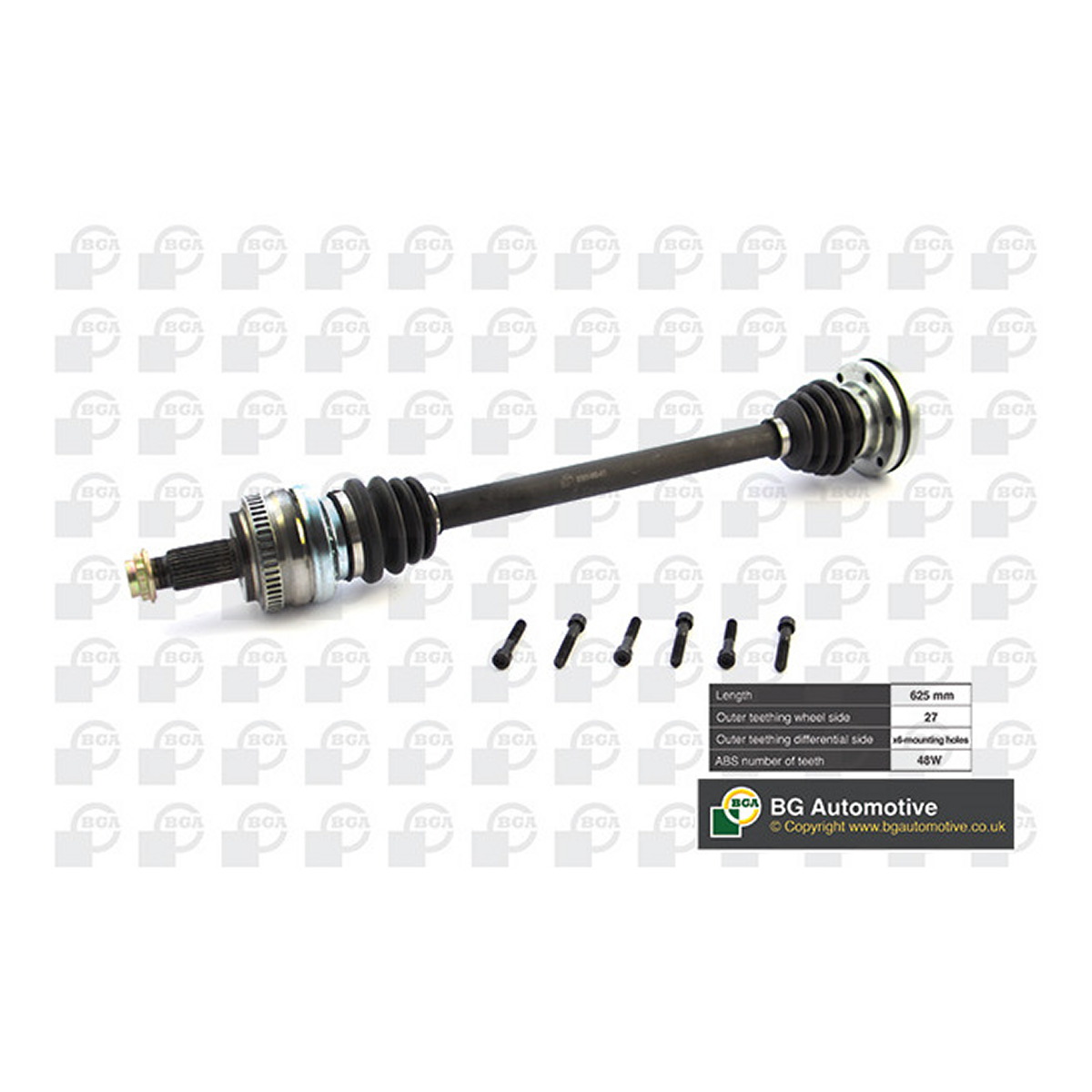 Піввісь BMW 3 SERIES 1999-2001 BGA (DS0912L) BGA фото 3