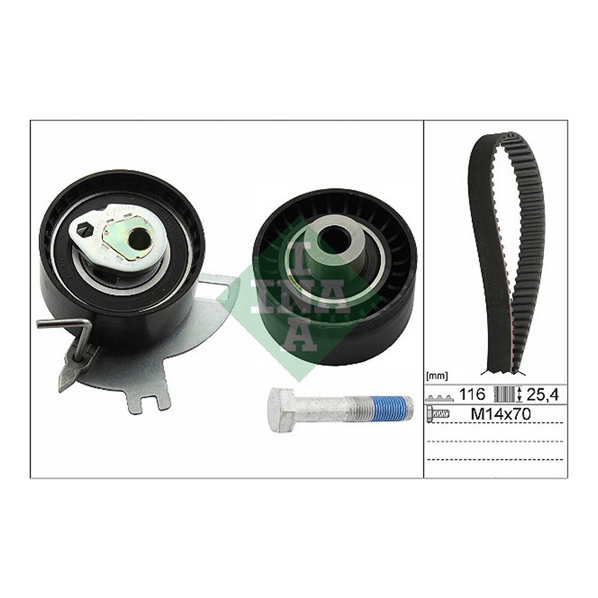 Комплект ГРМ Citroen Jumper/Jumpy/Peugeot Boxer/Expert 2.0 BlueHDi 15- Schaeffler INA фото 8