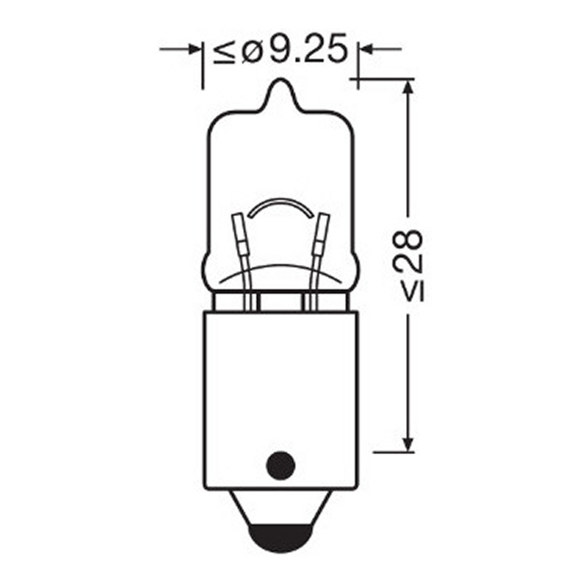 Автолампа 6W H6W 12V 6W BAX9S/ULTRA LIFE - В 4 РАЗИ ЗБІЛЬШЕНО СТРОК СЛУЖБИ OSRAM (64132ULT) osram фото 3