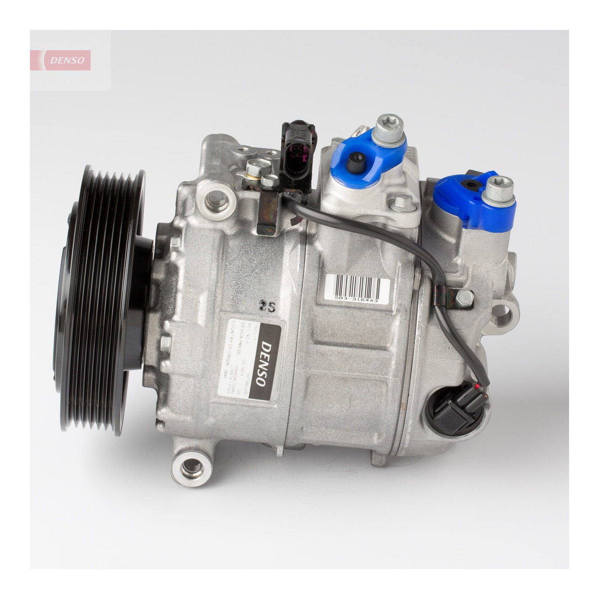 Компресор кондиціонера VW TOUAREG (7P5, 7P6) 3 2010.04 - 2018.03 3.0 V6 TSI HYBRID CGEA, DENSO (DCP32064) Denso фото 3