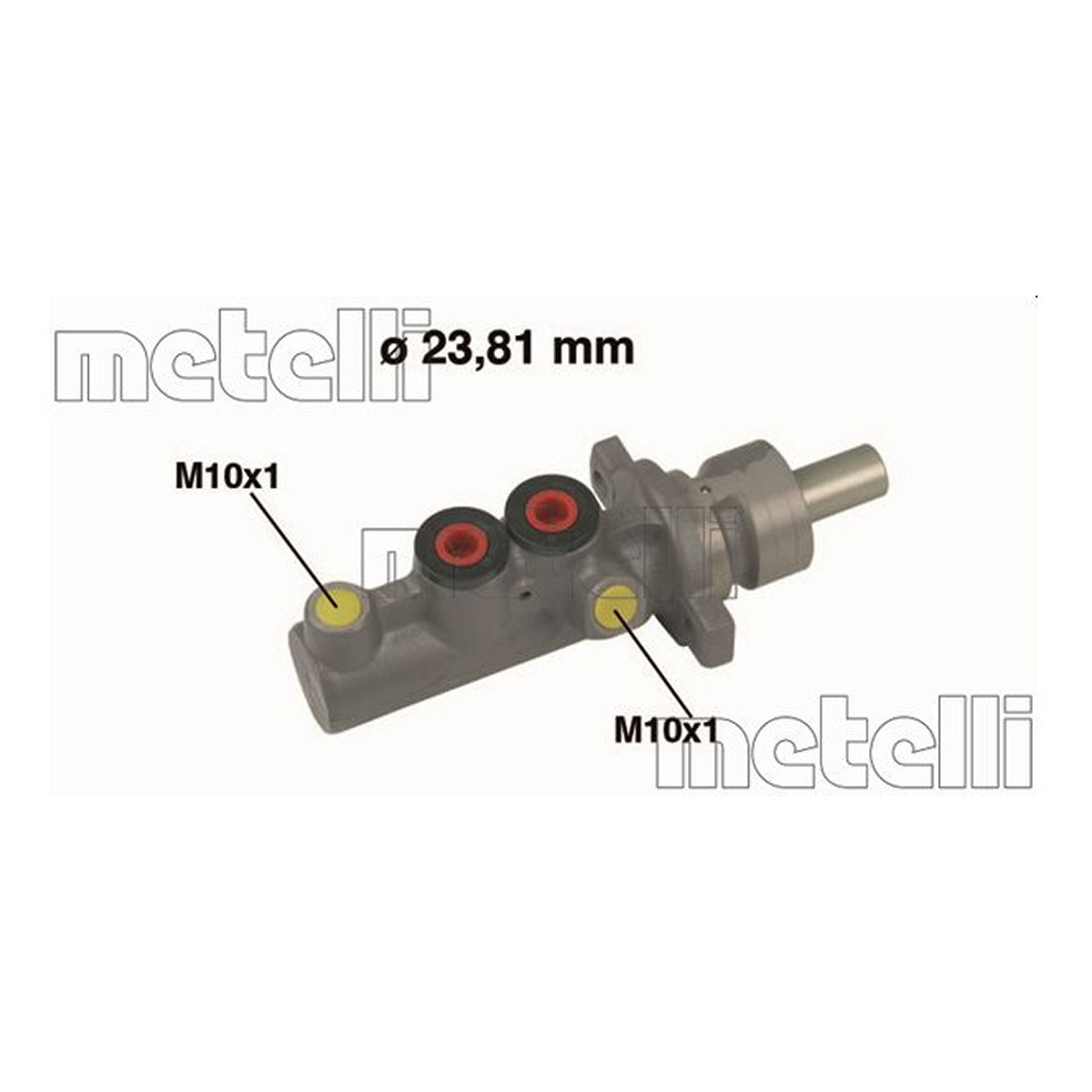 Циліндр гальмівний головний D=23.81 VOLVO S40 I (VS) 07/95-06/04 / VOLVO V40 ESTATE (VW) 07/9 METELLI (05-0544) Metelli фото 3