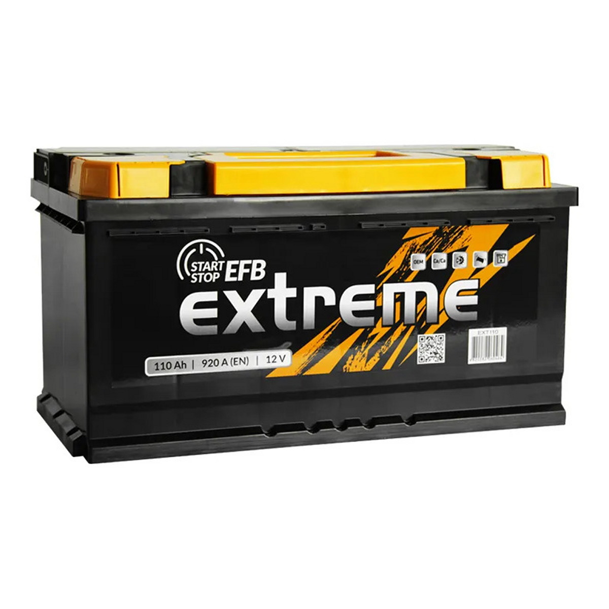 Акумуляторна батарея 110А АКБ EXTREME EFB (EEFB110) ПРАВ [+] 12V 110AH 920A 353*175*190 (6CT-110 A (0) EFB EXTREME) Extreme фото 3
