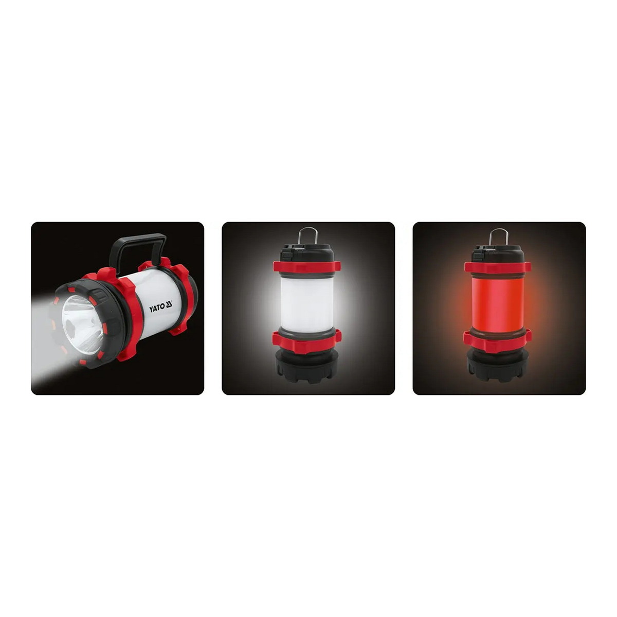 Ліхтар акумуляторний, 380 LM, акумулятор LI-ION 3.7 в, 3000 MAH, YATO (YT-08547) Yato фото 3
