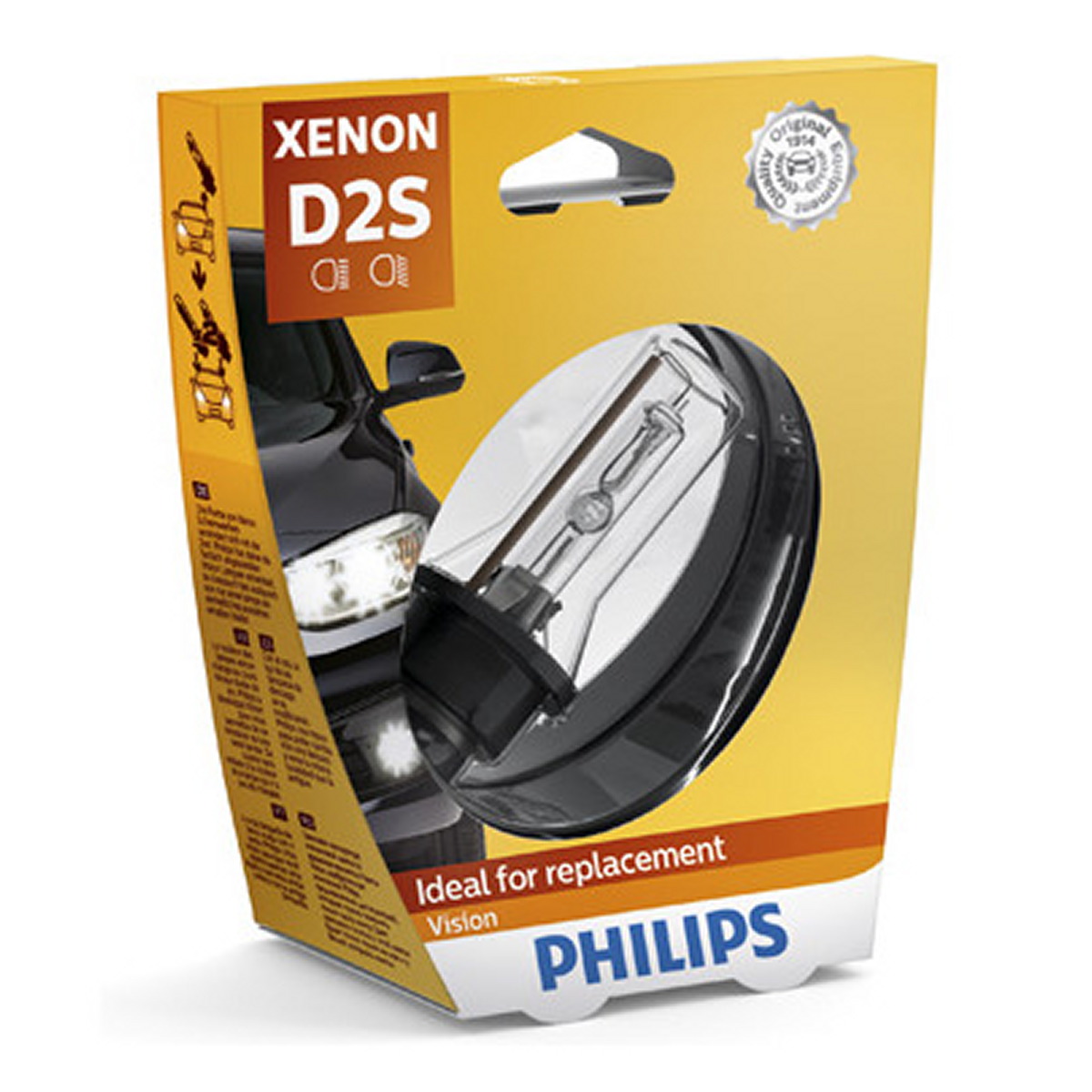 Автолампа ксенонова D2S 85V 35W 4600K P32D-2/VISION/1ШТ. BLISTER PHILIPS (85122VIS1) Philips фото 3
