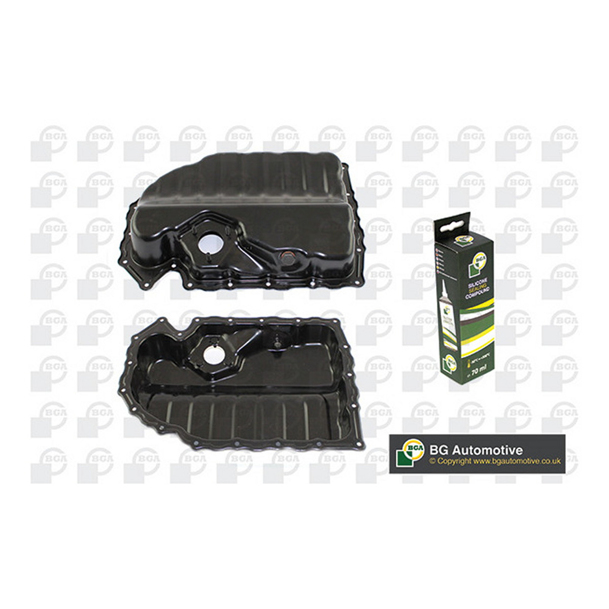 Піддон картера ДВЗ VOLKSWAGEN EOS 2009-2011, GOLF 2008-2009, JETTA 2006-2011, PASSAT BGA (SP0117) BGA фото 3