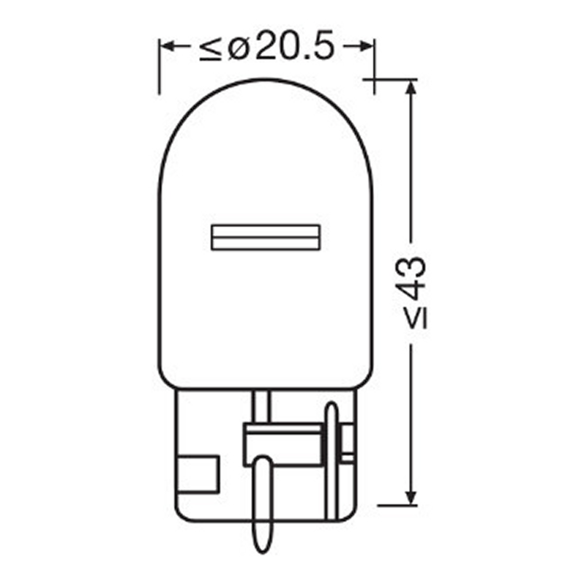 Автолампа 21W W21W 12V 21W W3X16D/ORIGINAL LINE/2ШТ. BLISTER OSRAM (7505-2BL) osram фото 6