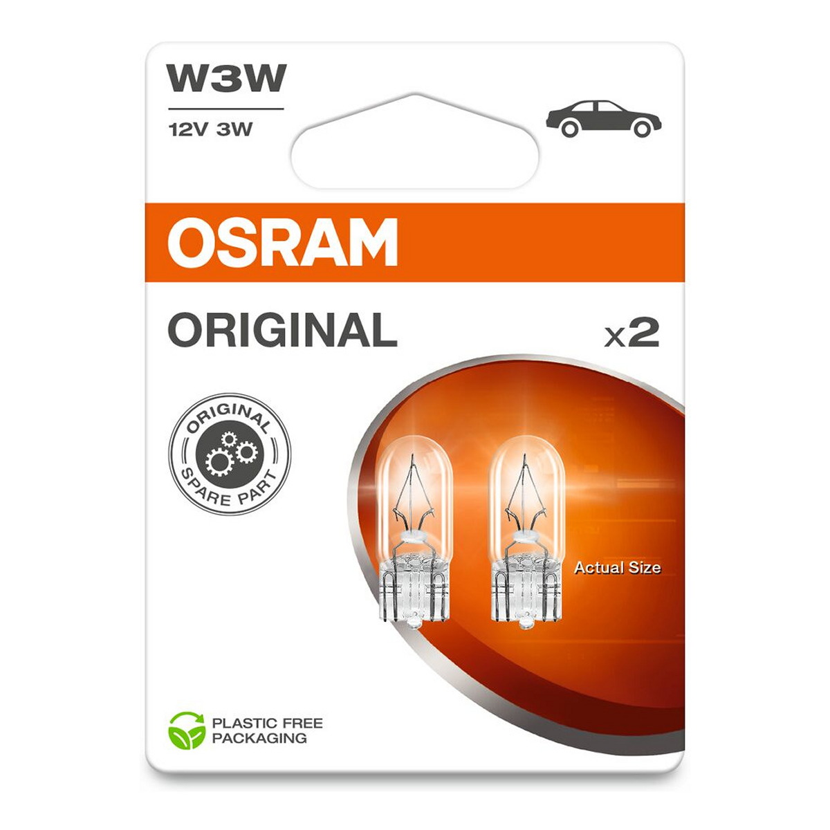 Автолампа 3W W3W 12V W2.1X9.5D/ORIGINAL LINE/2ШТ. BLISTER OSRAM (2821-2BL) osram фото 8