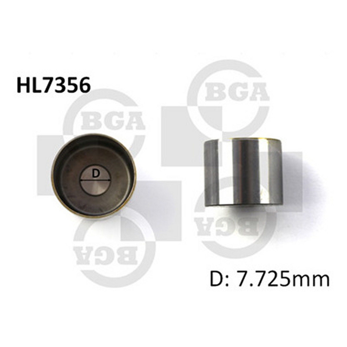 Штовхач клапана RENAULT K9K 7.725MM BGA (HL7356) BGA фото 3