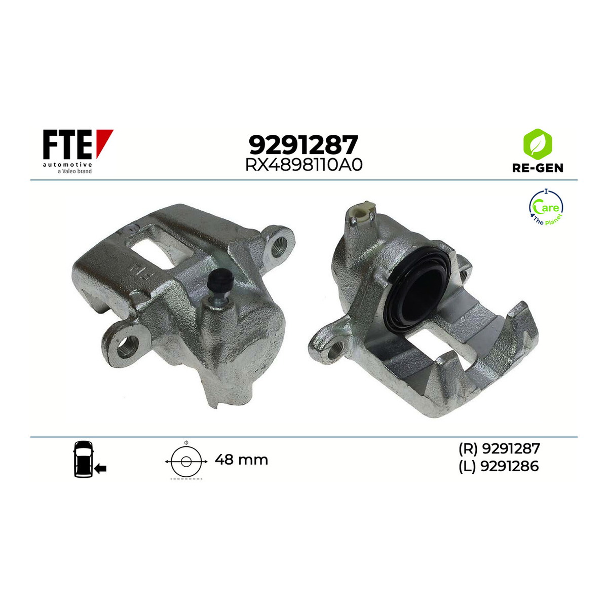 Супорт гальма TOYOTA LAND CRUISER PRADO J15 FTE (9291287) FTE фото 3