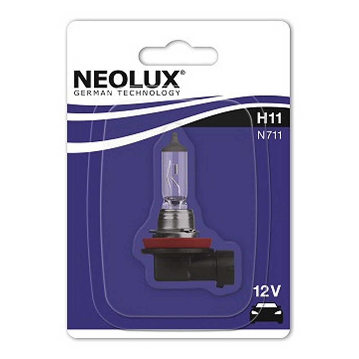 Автолампа галогенова 55W H11 12V 55W PGJ19-2/1ШТ. BLISTER NEOLUX (N711-01B) Neolux фото 3