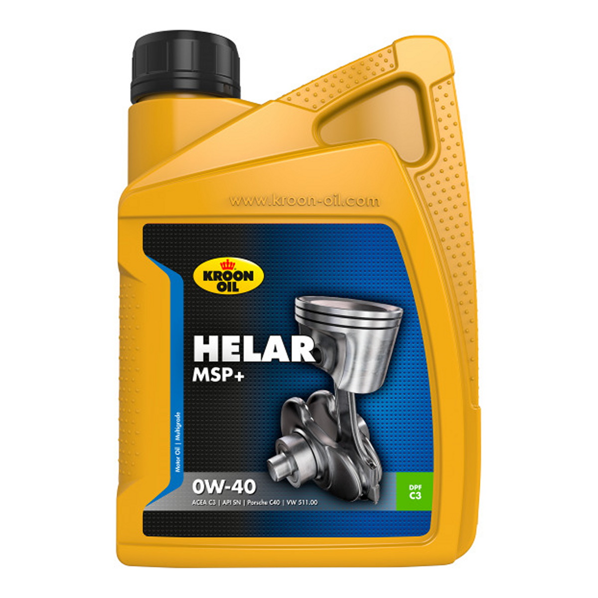 Олива моторна Helar MSP+ 0W-40 1л 1 L HELAR MSP+ 0W-40 KROON OIL (38190) Kroon Oil фото 3