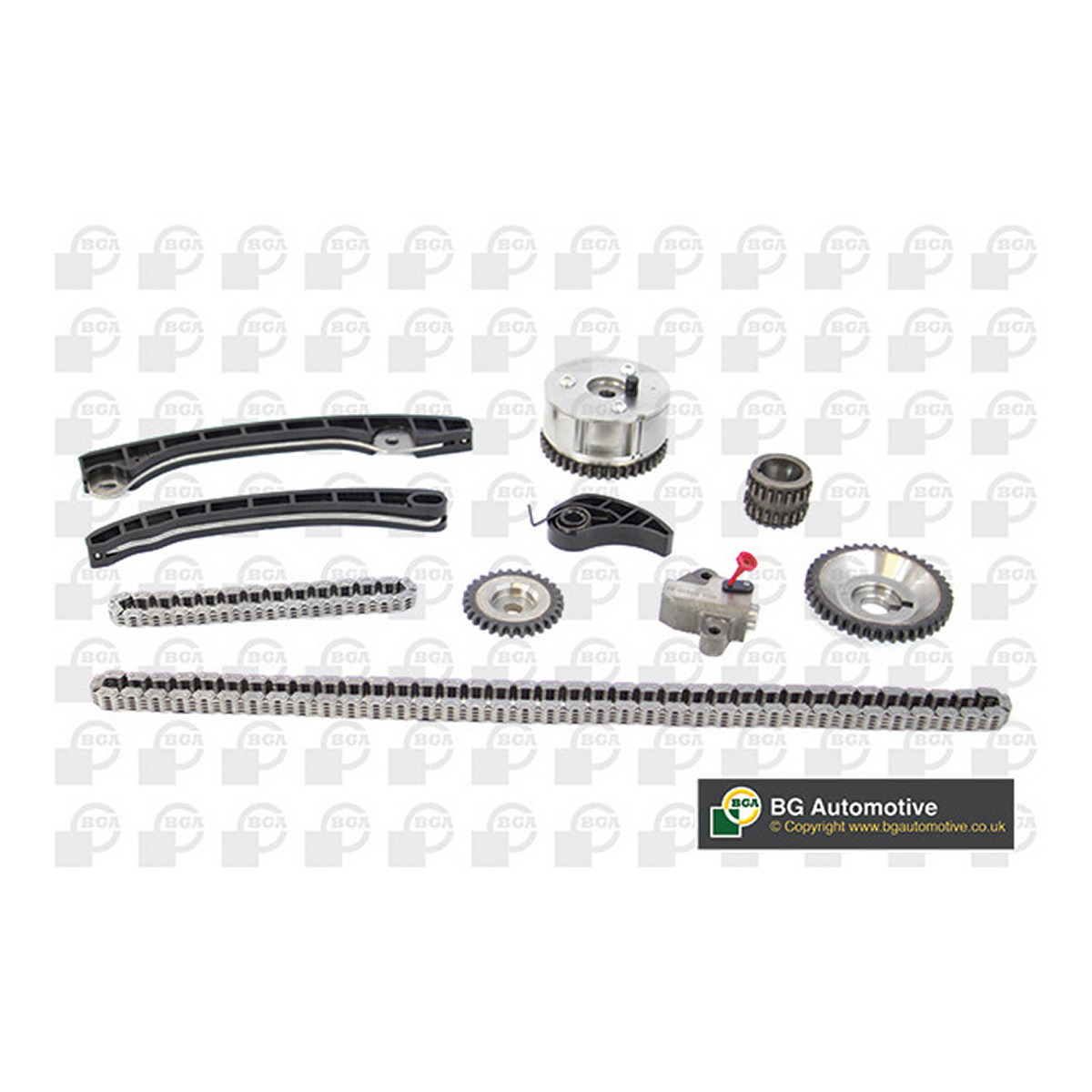 Ланцюг з натягувачем в комплекті NISSAN NOTE (E11, NE11) 1.6 2006.03 - 2012.06 BGA (TC6300VFK) BGA фото 3