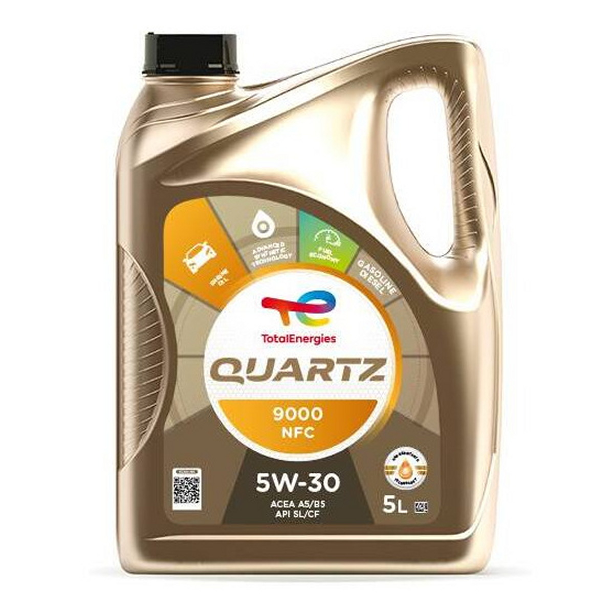 Олива моторна QUARTZ 9000 NFC 5W-30 5 л QUARTZ 9000 NFC 5W30 3X5L TOTAL (5W30 Q9000 NFC 5L) Total фото 3