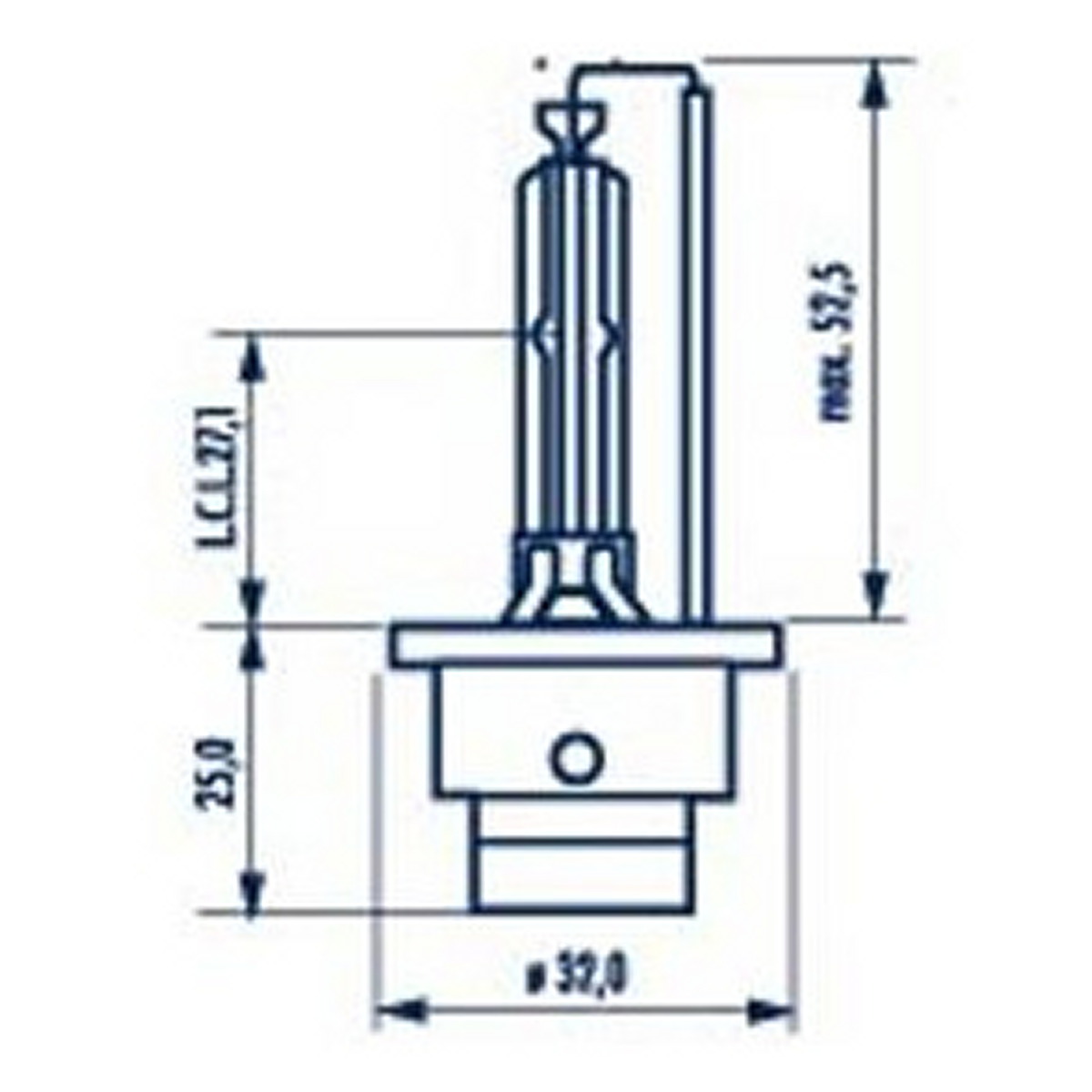 Автолампа ксенонова D4S 42V 35W P32D-5 NARVA (84042NVAC1) Narva фото 3