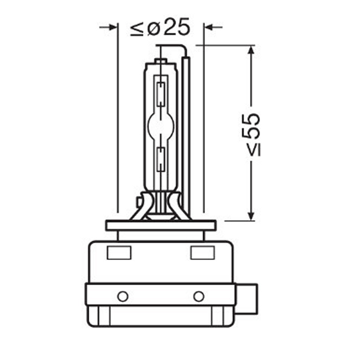 Автолампа ксенонова D1S 85V 35W 7000K PK32D-2 / COOL BLUE® BOOST - ВРАЖАЮЧА ЯСКРАВІСТ OSRAM (66140CBB-HCB) osram фото 3
