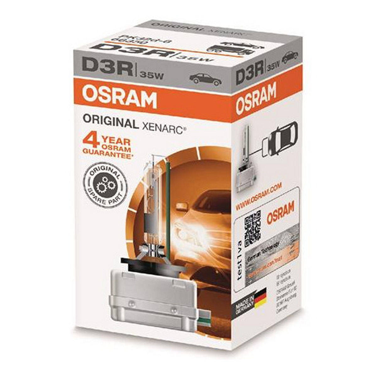 Автолампа ксенонова D3R 42V 35W 4000K PK32D-6/XENARC ORIGINAL OSRAM (66350) osram фото 3