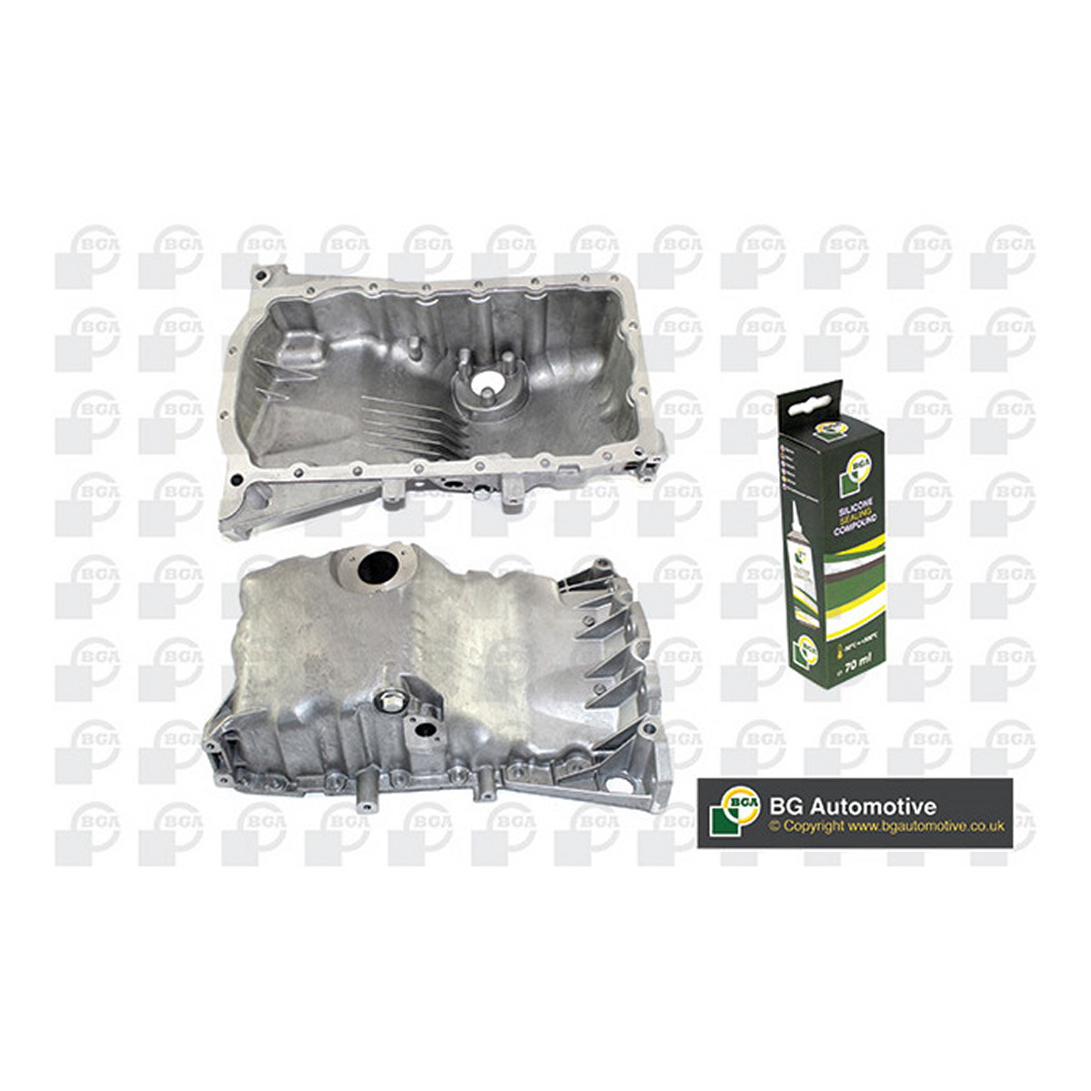 Піддон картера ДВЗ AUDI A4 2004-2008 BGA (SP0104) BGA фото 3