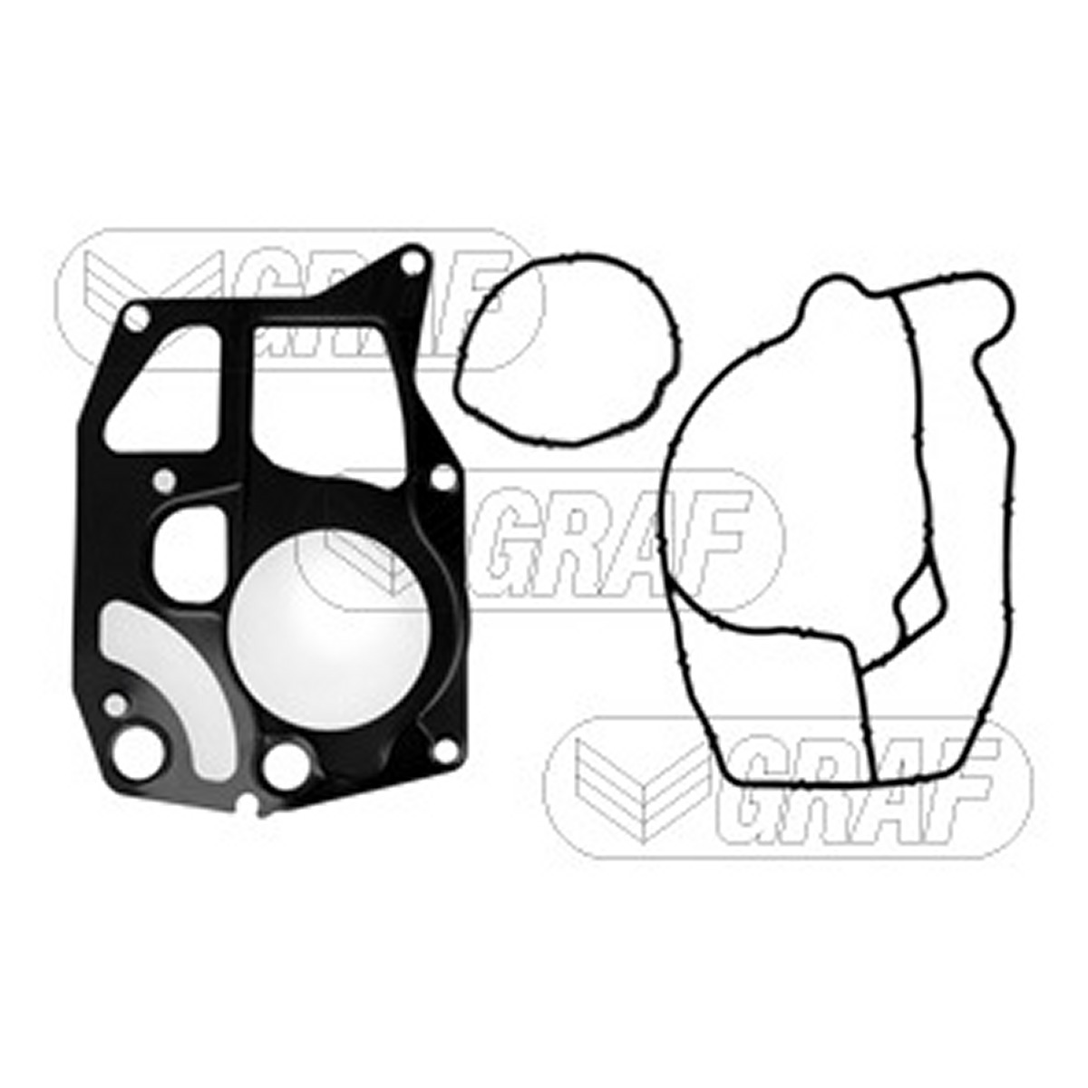 Помпа водяна BMW 1 (F20) 118 D 03.2015 - 06.2019 GRAF (PA1347) GRAF фото 3