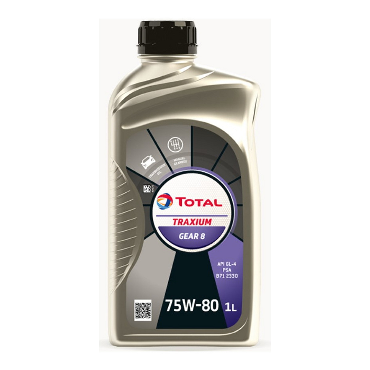 Олива трансмісійна TRAXIUM GEAR 8 75W-80 1 л TRAXIUM GEAR 8 75W80 12X1L TOTAL (75W80 TRAX G8 1L) Total фото 3
