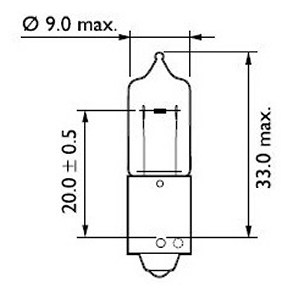 Автолампа 21W HY21W 12V 21W BAW9S/ПОМАРАНЧЕВА/КРАТН. Х10 PHILIPS (12146CP) Philips фото 3