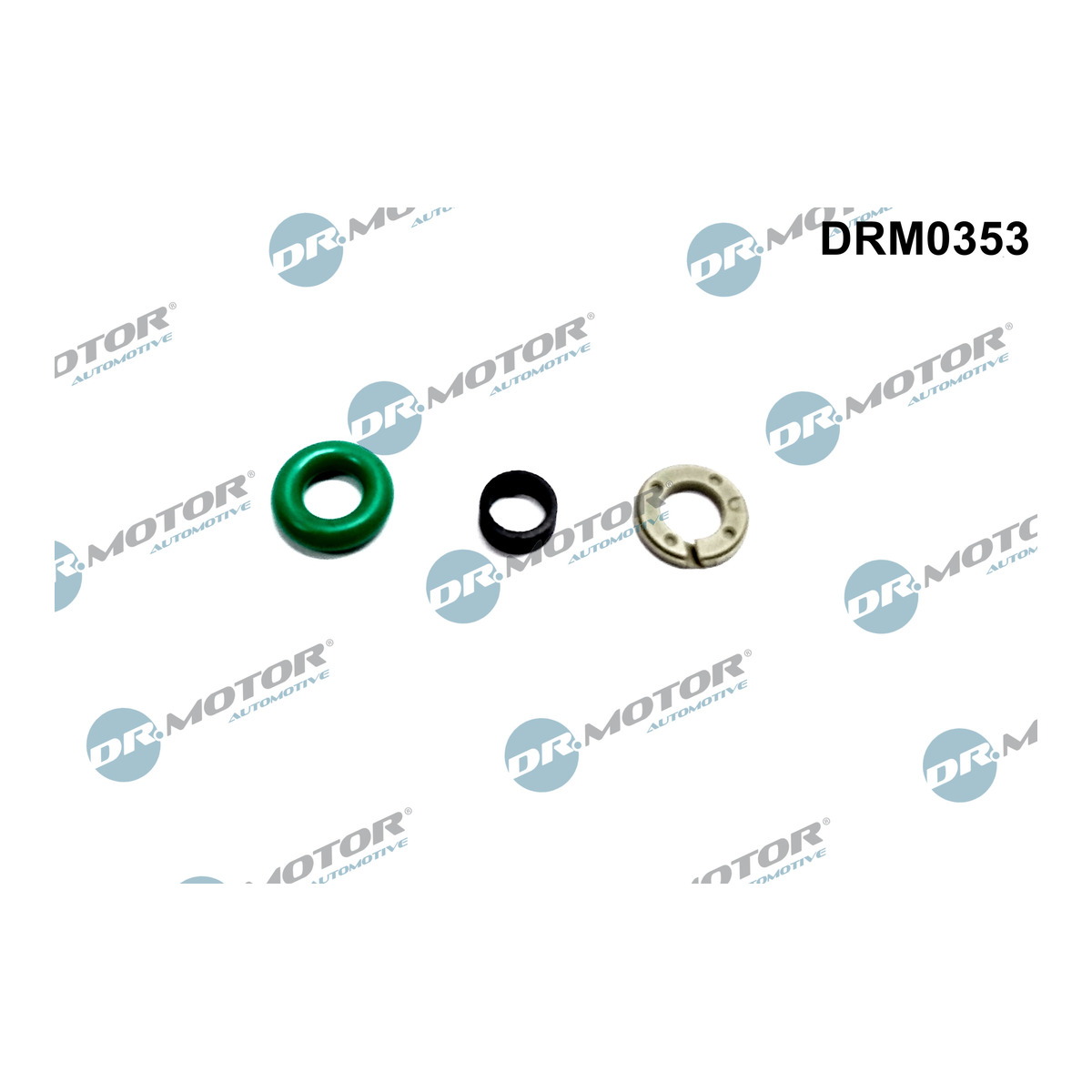 Комплект прокладок з різних матеріалів VAG (SET) INJECTOR SEALING BOSCH A1, A3, A4, A5, Q2, Q3; PORSCHE DR MOTOR (DRM0353) DR.motor фото 3