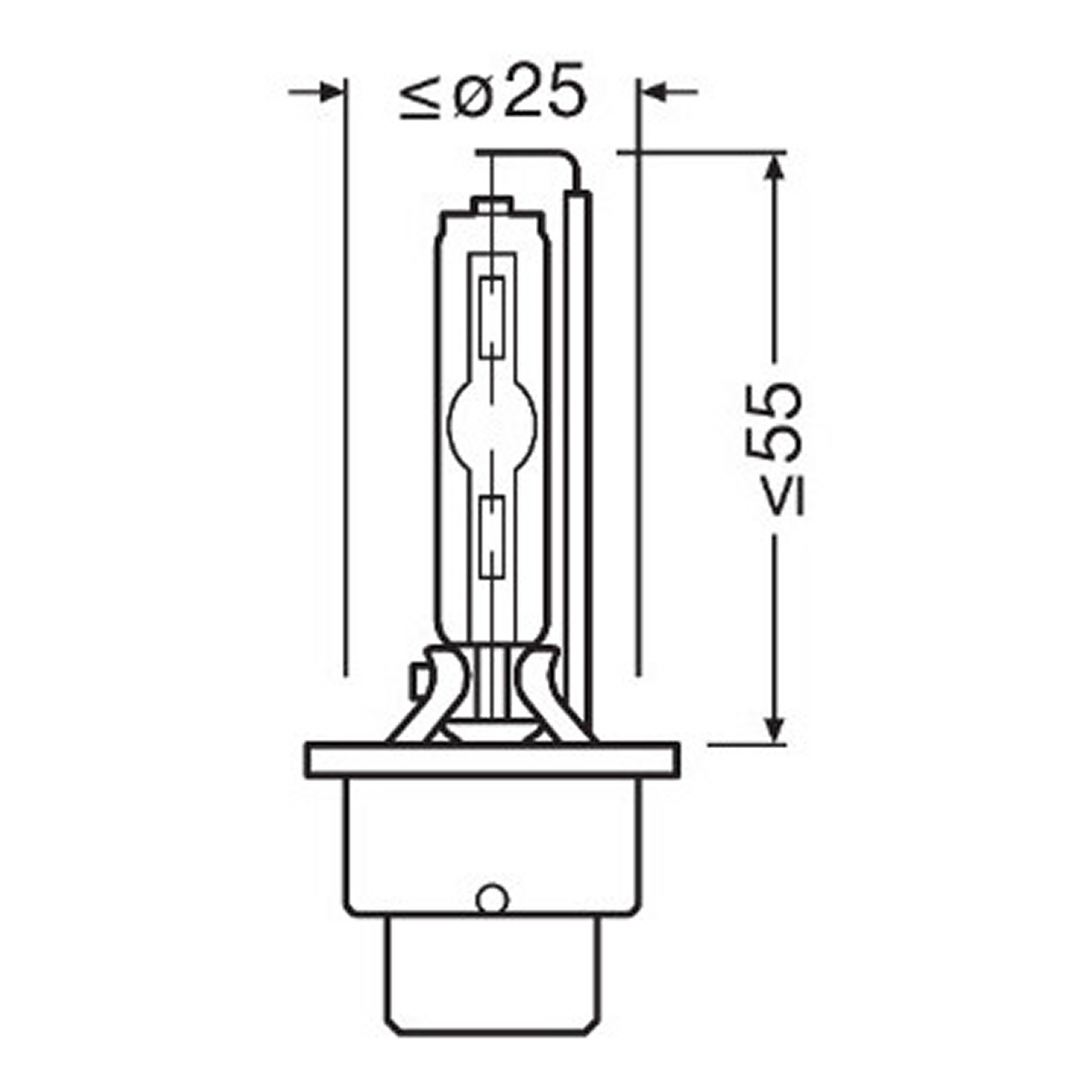Автолампа ксенонова D2S 85V 35W 6200K P32D-2 / COOL BLUE INTENSE NEXT GEN - НА 150% Б OSRAM (66240CBN-HCB) osram фото 3