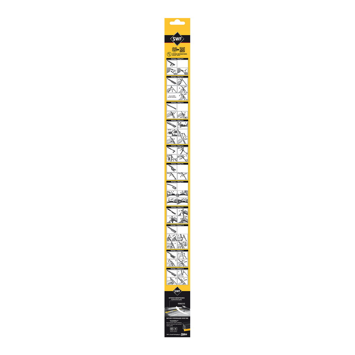 Щітка склоочисника К-Т БАСКАРКАСНИЙ VISIOFLEX / 600/530 MM / SF647 / LHD / СО СПІЙЛЕ SWF (119647) SWF фото 8