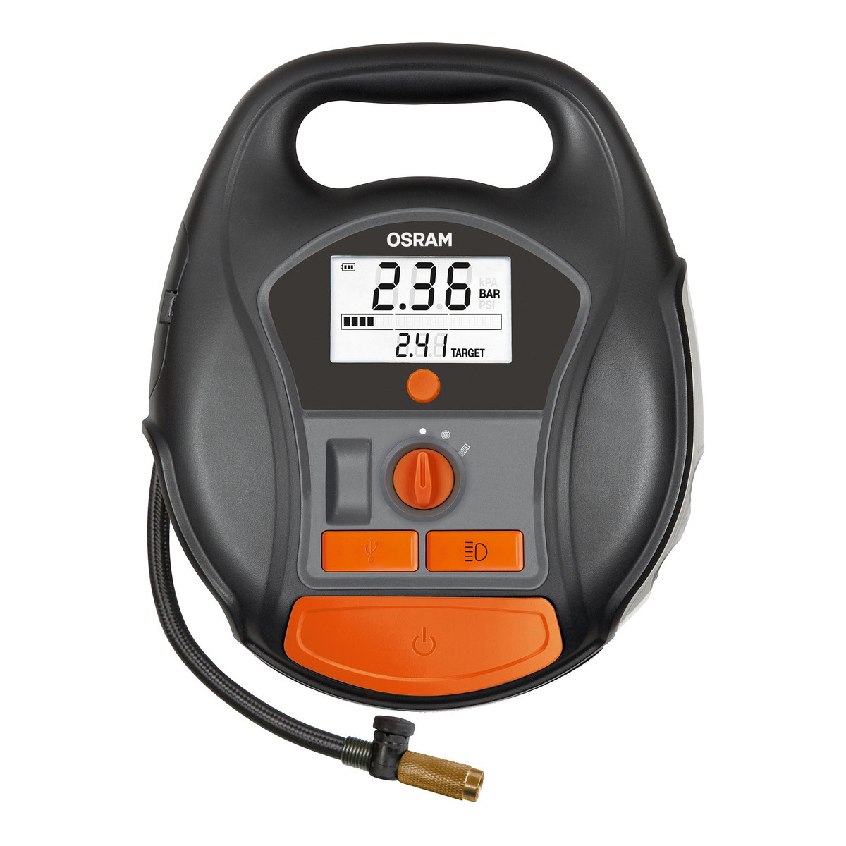Компресор для накачування шин TYREINFLATE 6000 / 12V 15A 180W / ШИНА R13 НАКАЧУЄТЬСЯ ЗА 2 ХВ. Д OSRAM (OTIR6000) osram фото 3