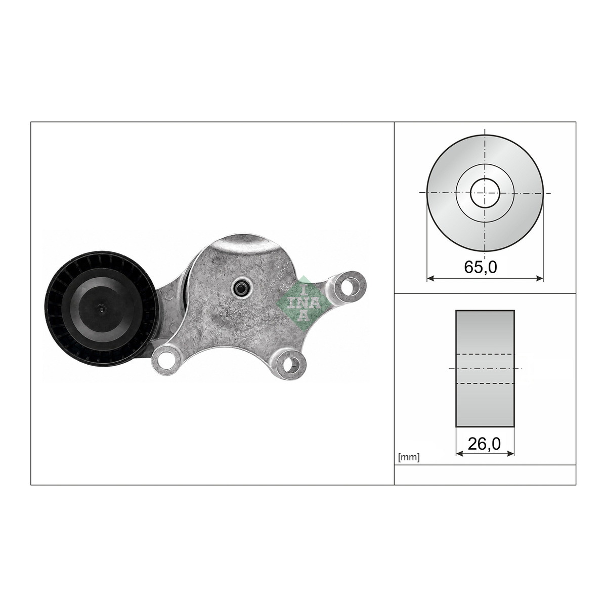 Натяжник ременя генератора Citroen/Peugeot/Ford 1.4HDi/1.6TDCi 01- Schaeffler INA фото 5