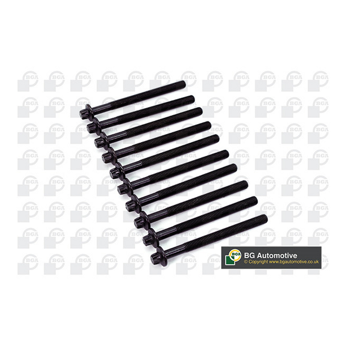 Комплект болтів з головкою системи TORX з чорного металу RENAULT CLIO 2009-, GRAND MODUS 2008-2012, GRAND SCENIC 201 BGA (BK4338) BGA фото 3