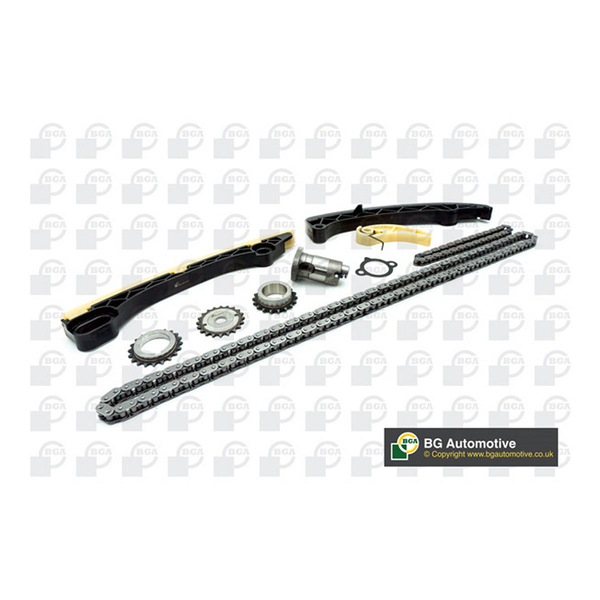 Комплект привідного ланцюга TOYOTA AVENSIS ЛІФТБЕК (_T27_) 2.0 VVT-I (ZRT272_, ZRT272R) 2008. BGA (TC9101FK) BGA фото 3